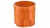 Puszka podtynkowa 60mm głęboka z wkrętami pomarańczowa Z60DFw 33035008 /50szt./
